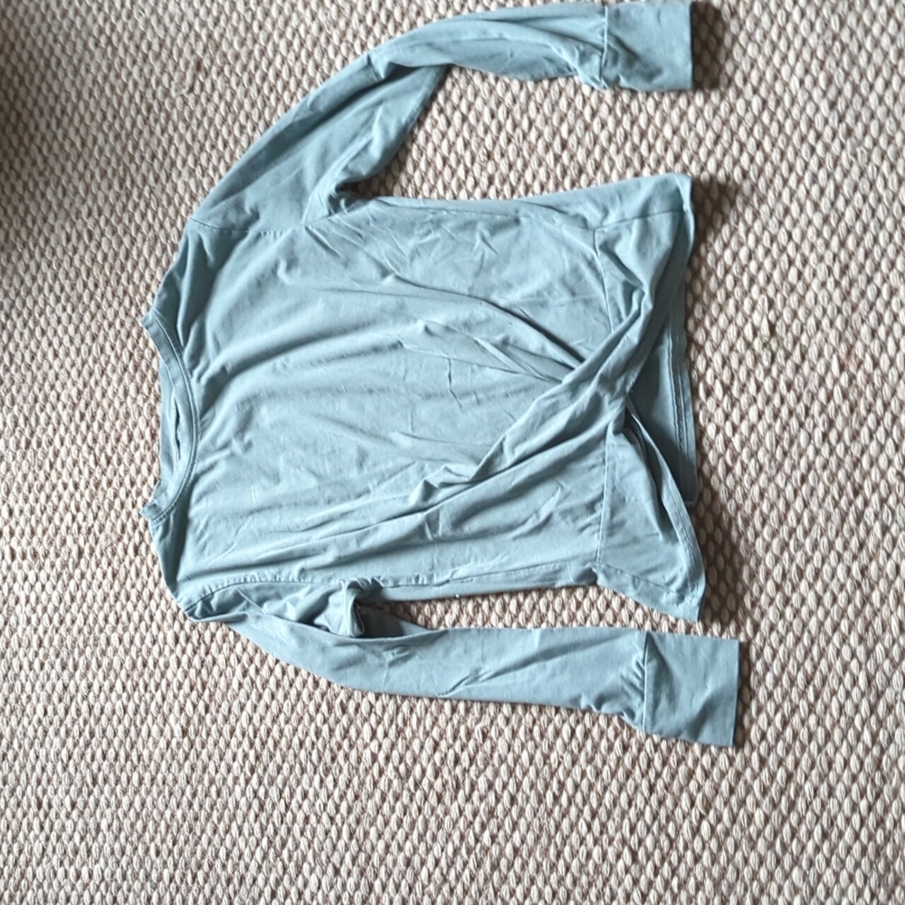 Sage green Zella long sleeved shirt